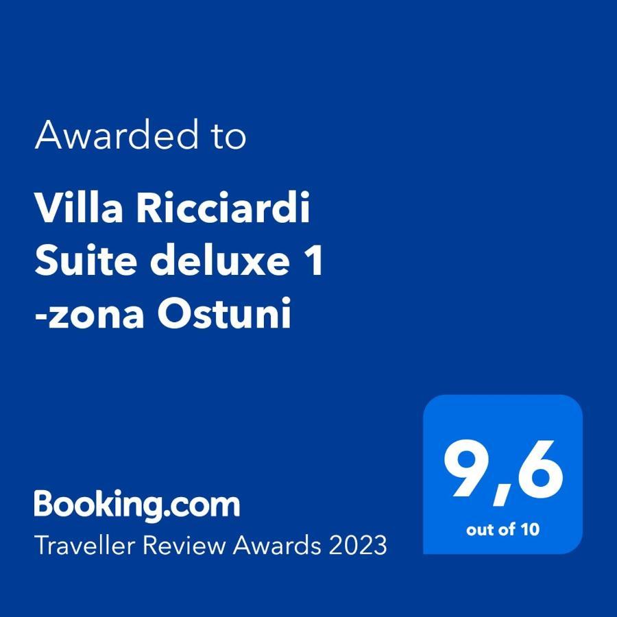 Villa Ricciardi-Suite Famigliare 1-Zona Ostuni Montalbano  Exterior foto